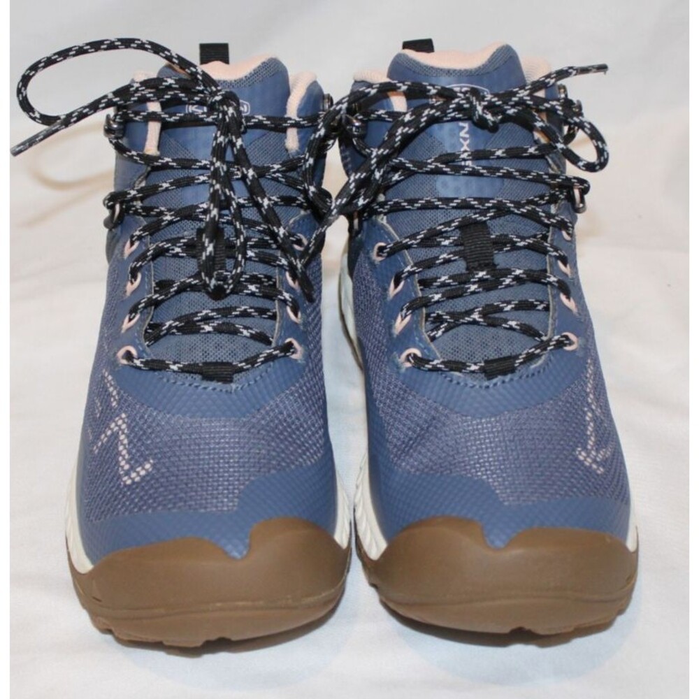 Keen Boots Nxis Evo Mid WP Hiking Textile‎ Synthetic Womens US 7.5 NIB BLUE GRAY - Picture 4 of 6